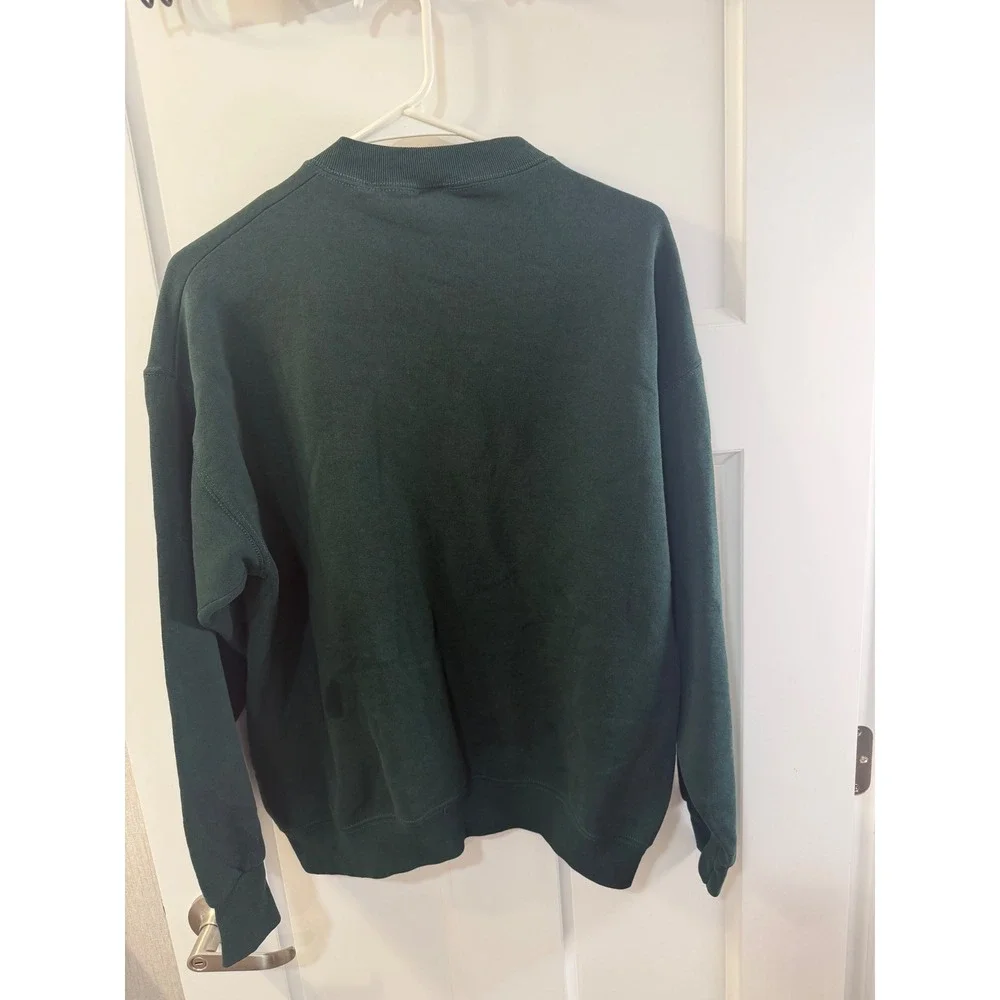 Vintage Nike Air Embroidered Sweatshirt Hunter Green Fruit of the Loom Large